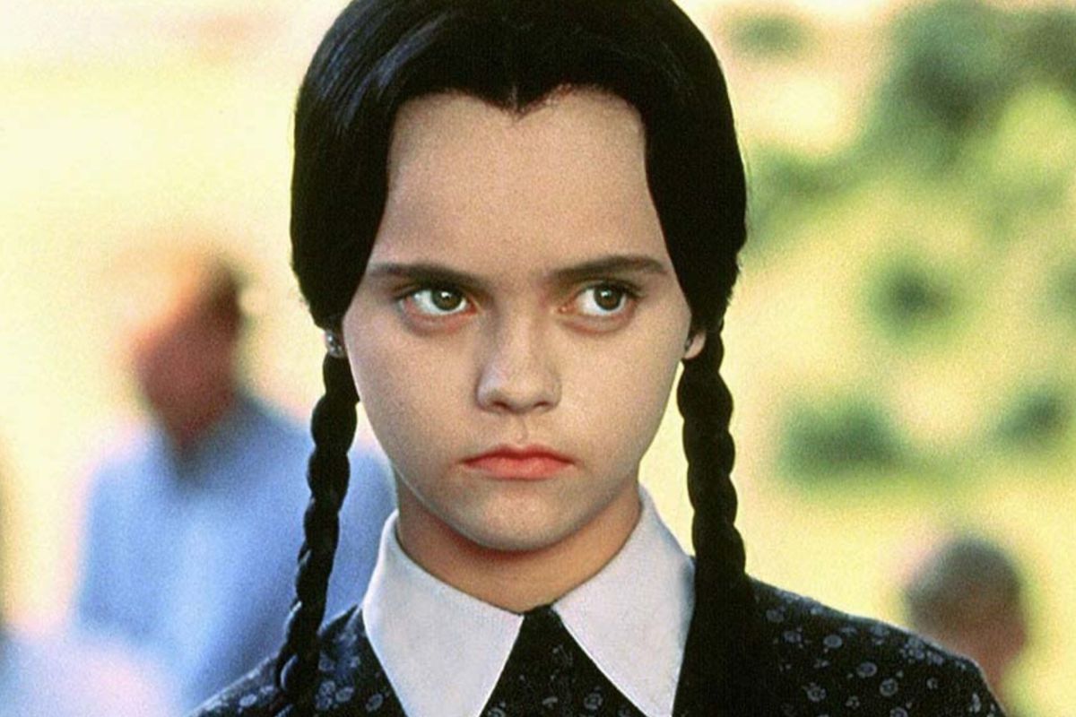 wednesday addams looking surly